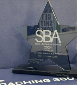 Kevin Riley Warickshire based business coach wins award for best business coach in the UK