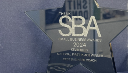 Kevin Riley Warickshire based business coach wins award for best business coach in the UK